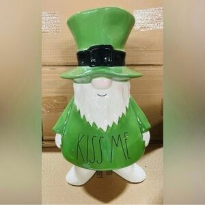RAE DUNN LARGE Kiss Me Leprechaun Artisan Collection